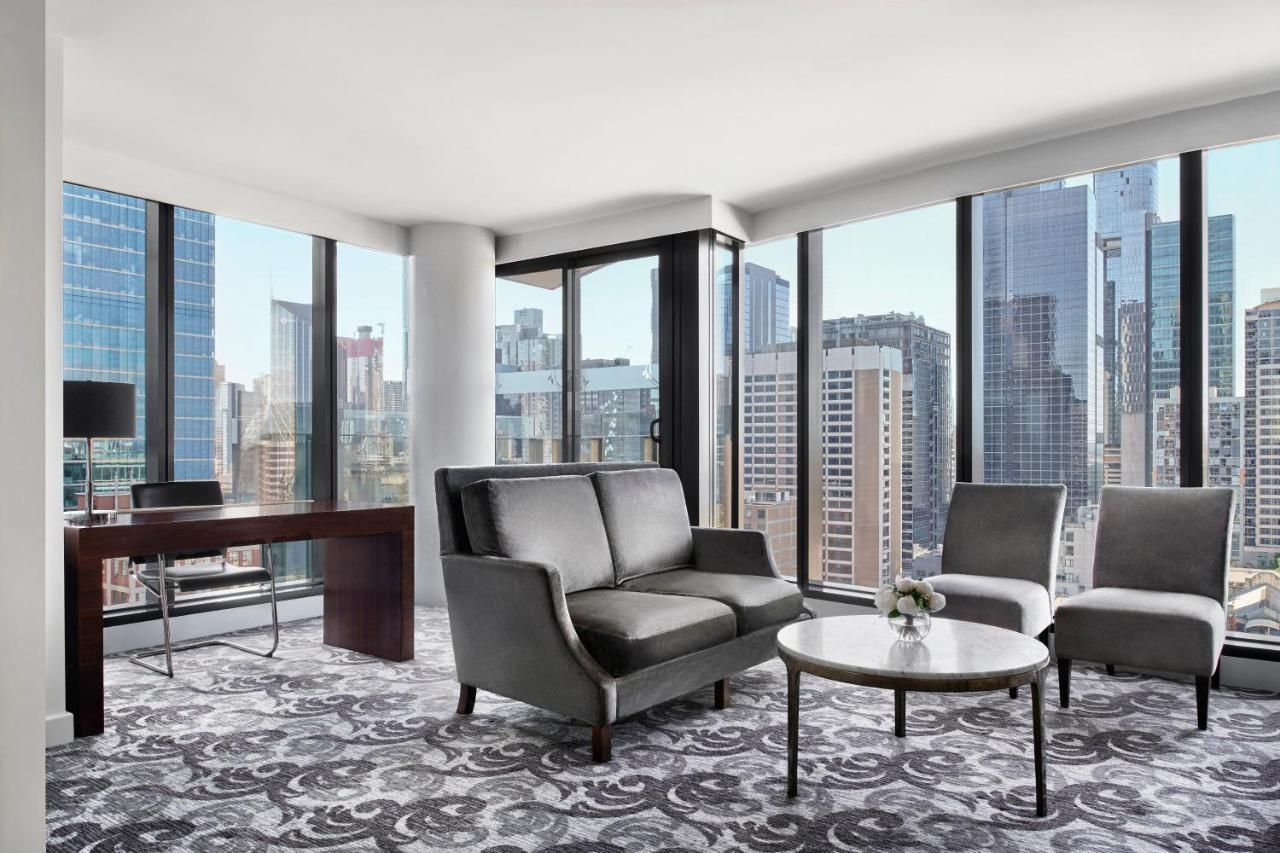Sheraton Melbourne Hotel Exterior foto A living room in a typical apartment